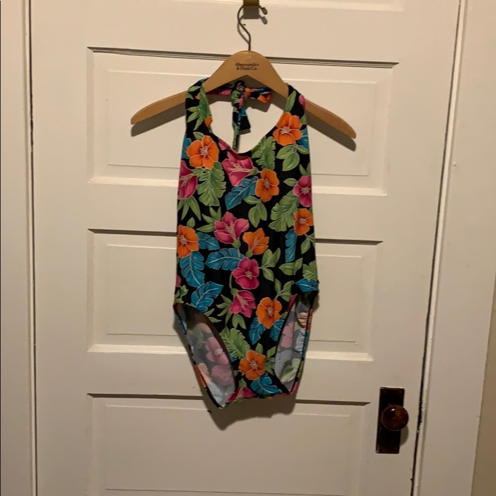 Medium Floral Bathing Suit